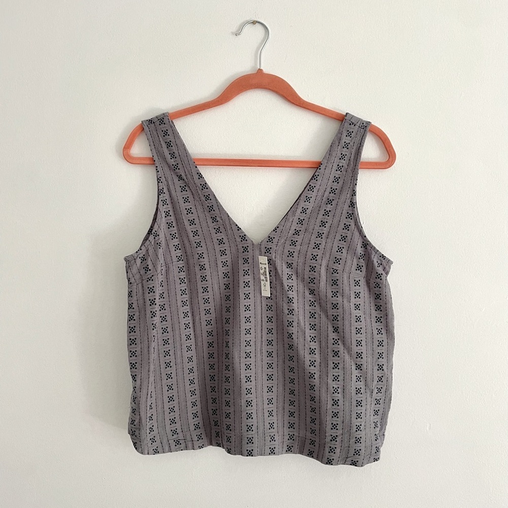 Madewell NWT Button Back Tank S
